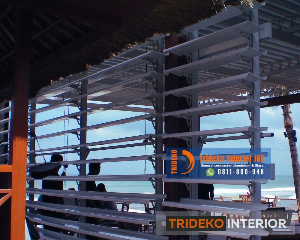 Kisi-Kisi Aluminium Buka Tutup