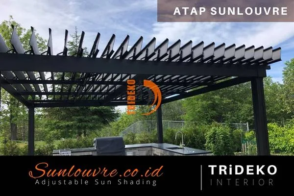 Atap buka tutup Sunlouvre bali