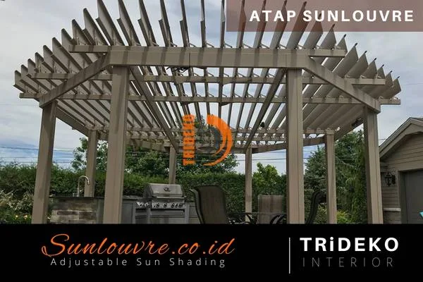 Atap buka tutup Sunlouvre bali