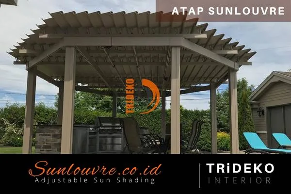 Atap buka tutup Sunlouvre bali