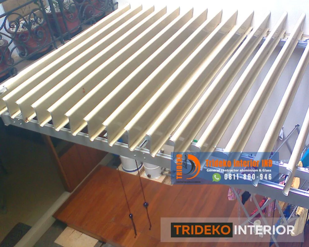 atap jemuran sistem buka tutup