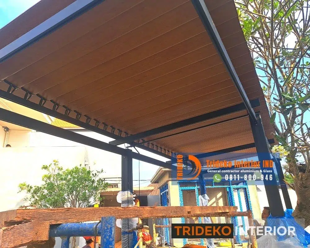 sunlouvre bali sistem atap buka tutup