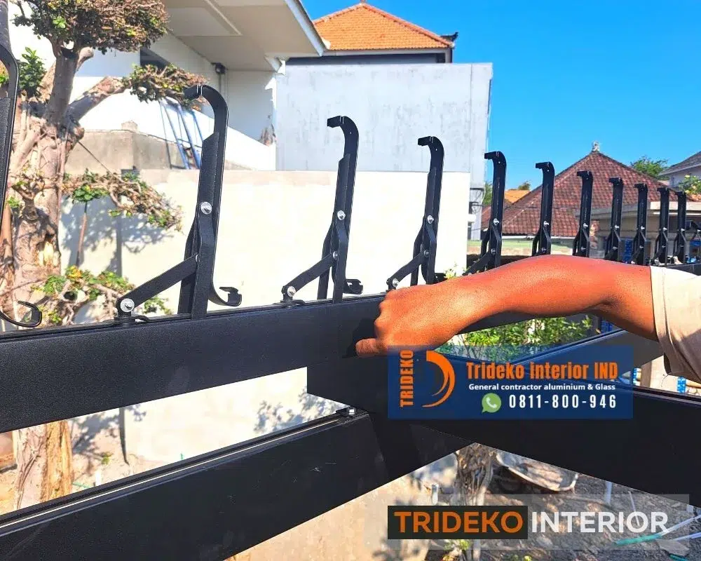 sunlouvre bali sistem atap buka tutup