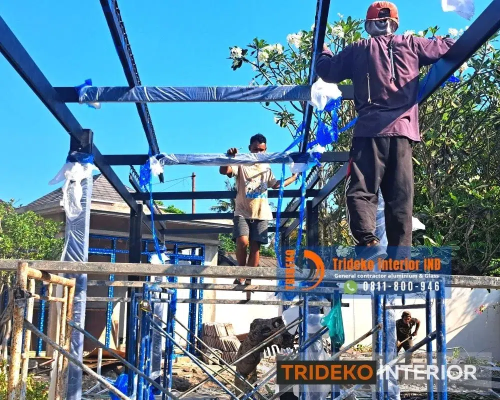 sunlouvre bali sistem atap buka tutup