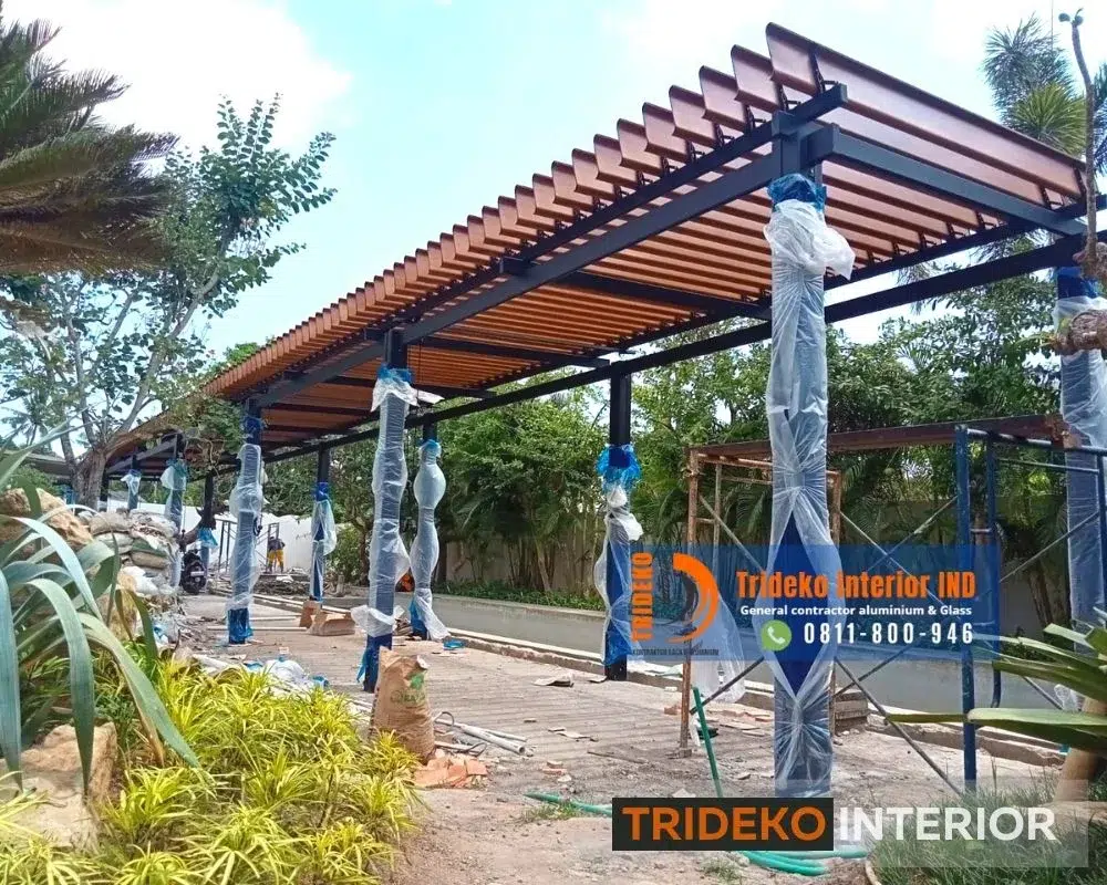 sunlouvre bali sistem atap buka tutup