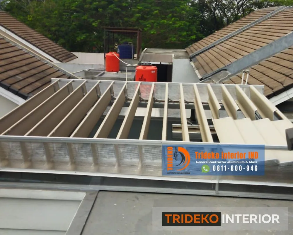 atap buka tutup untuk void