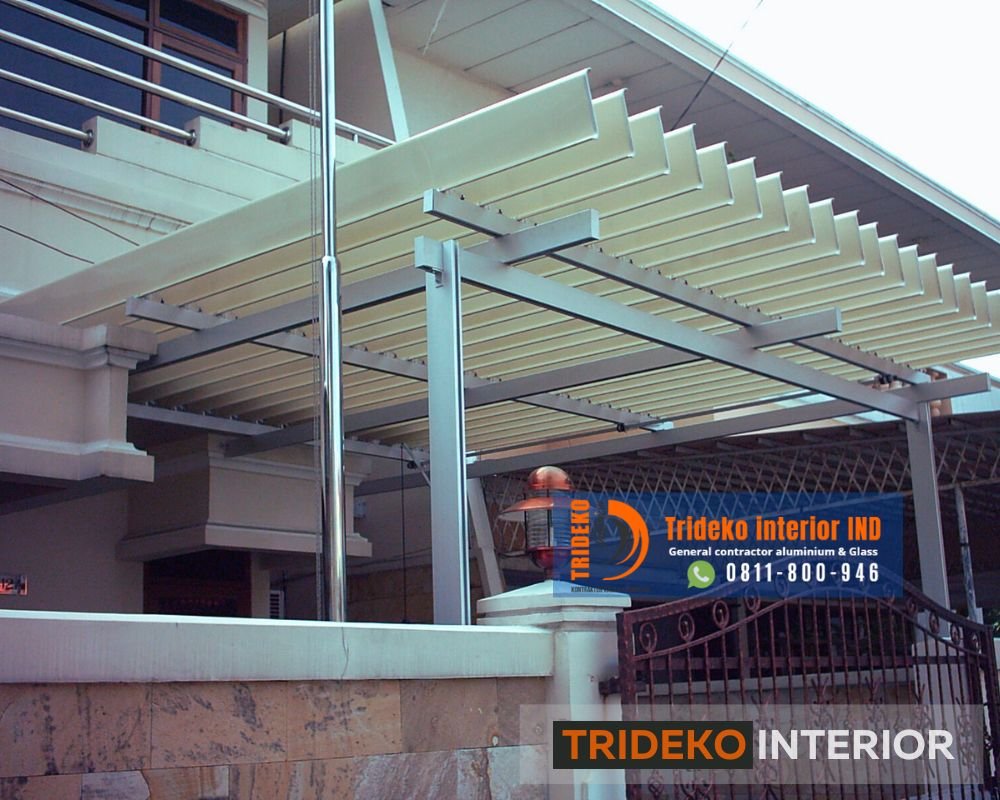 Atap Garasi Lovera Buka Tutup