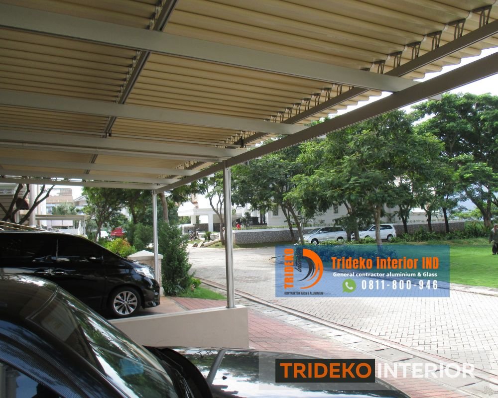 Atap Carport Lovera yang stylish dan tahan cuaca