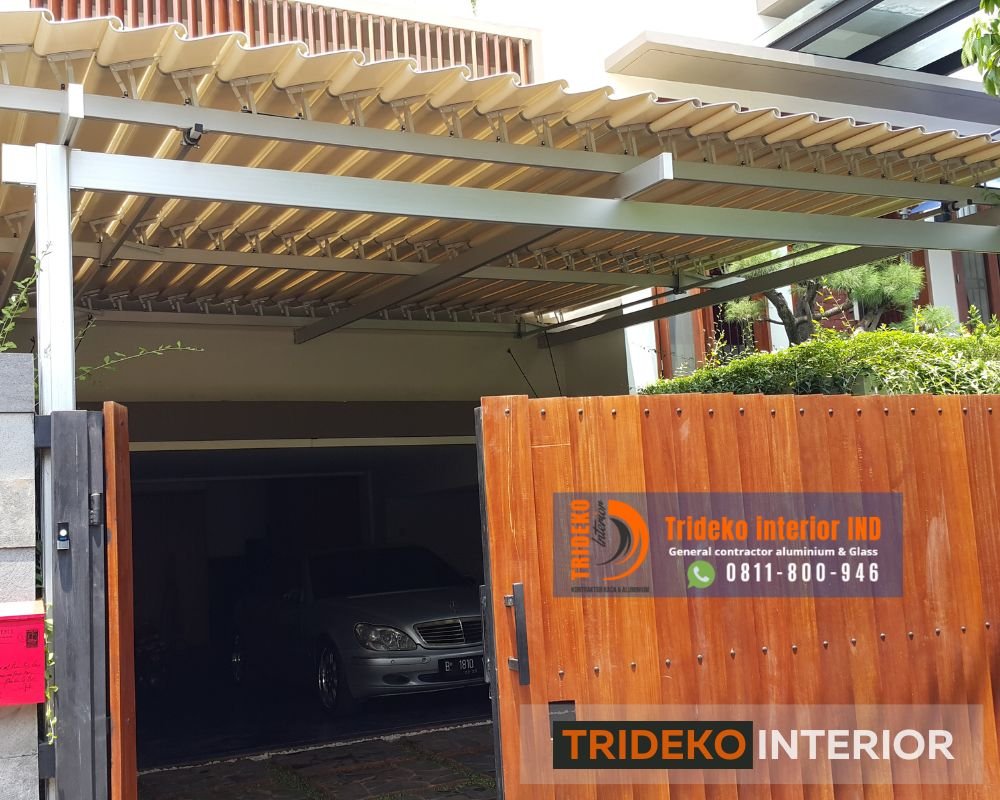 Atap Carport Lovera yang stylish dan tahan cuaca