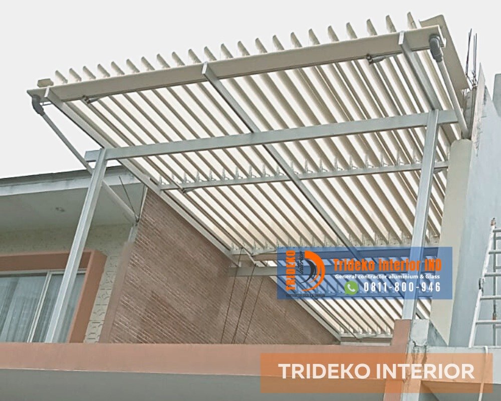 Kanopi buka tutup sunlouvre