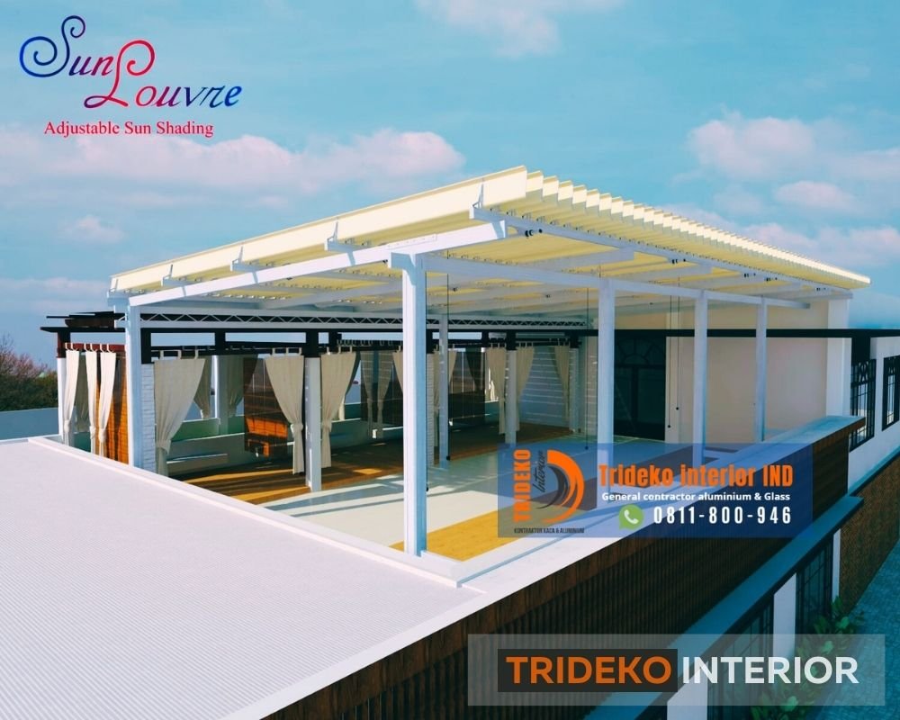 Atap Cafe Buka Tutup Sistem Manual & Otomatis