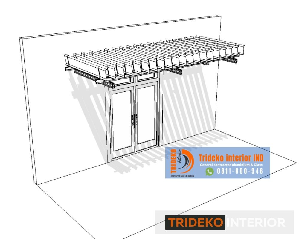 Spesifikasi Atap Lovera Adjustable Sun Shading